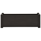 Garden Raised Bed PP Anthracite 39.4x16.9x13.8